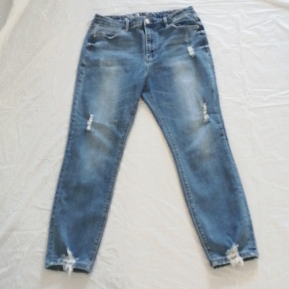 Warehouse One Distressed Jeans - Picture 1 of 5